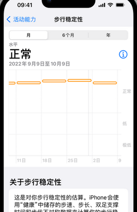 紫金iPhone手机维修如何在iPhone开启'步行稳定性通知'