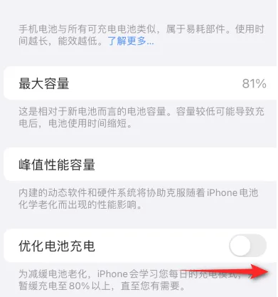 紫金苹果15维修分享iPhone15充电到80%就充不进电了怎么办 